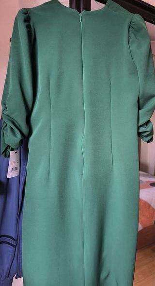 Vestido fiesta verde - Talla 44