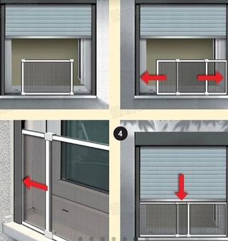 MOSQUITERA EXTENSIBLE DE ALUMINIO