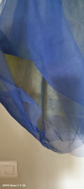 Falda tutú azul
