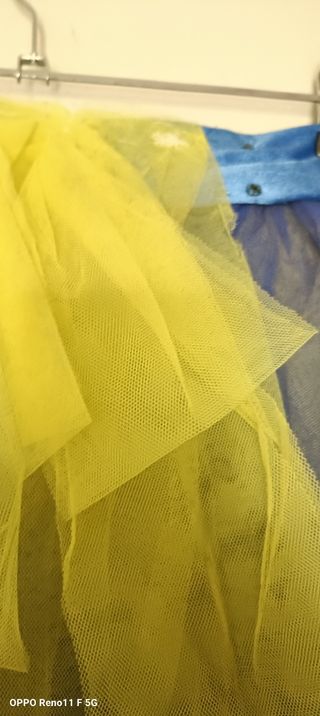 Falda tutú azul