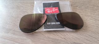 Lentes Ray-Ban Aviator 58mm - Rosa/Morado