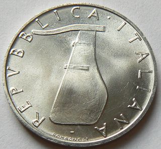 5 Lire Italia 1967 nuova FDC