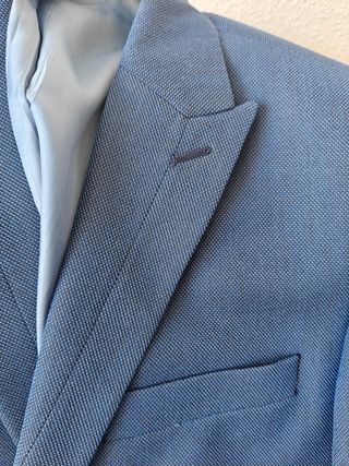 Americana azul hombre talla s.  Usada una vez. 