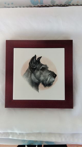 Base para pratos quentes em madeira e azulejo