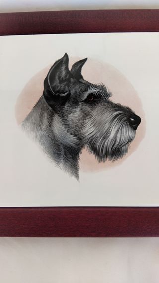 Base para pratos quentes em madeira e azulejo