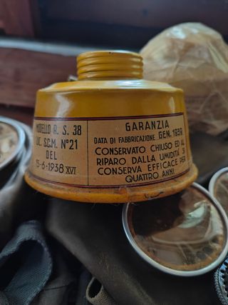 Maschera antigas Spasciani Milano