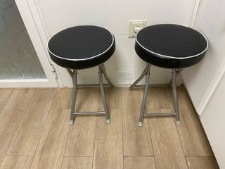 2 Banquetas plegables cocina