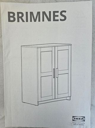 BRIMNES IKEA armadietto bianco, piccola credenza