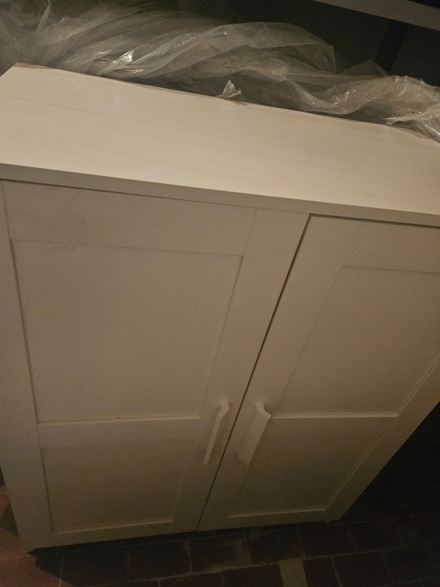 BRIMNES IKEA armadietto bianco, piccola credenza