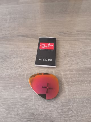 Lente Ray-Ban 55mm - Roja anaranjada