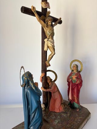 Calvario antiguo Olot - Grupo escultórico