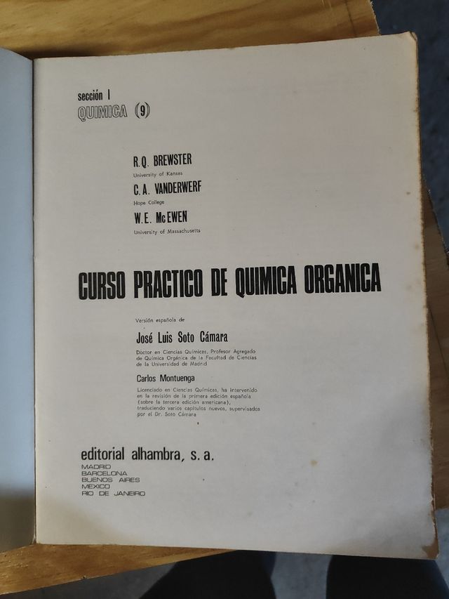 Curso práctico de química orgánica