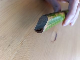 Flauta dulce de bambú