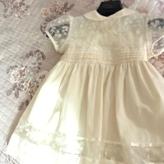 Vestito bimba 9-12 mesi panna