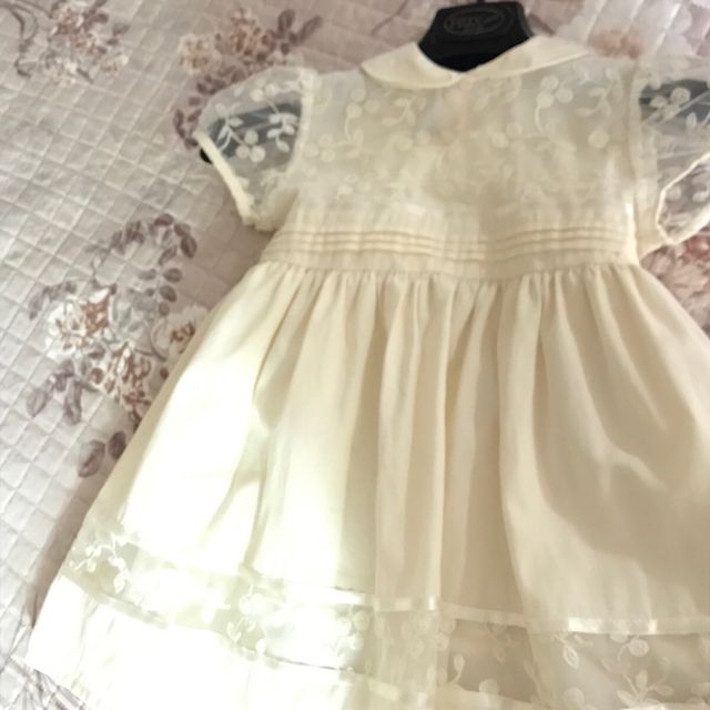 Vestito bimba 9-12 mesi panna