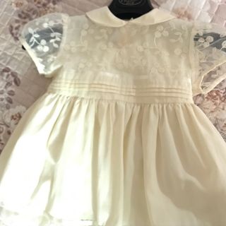 Vestito bimba 9-12 mesi panna