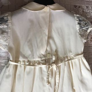 Vestito bimba 9-12 mesi panna