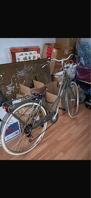 Bicicleta de mujer ALPINA negra