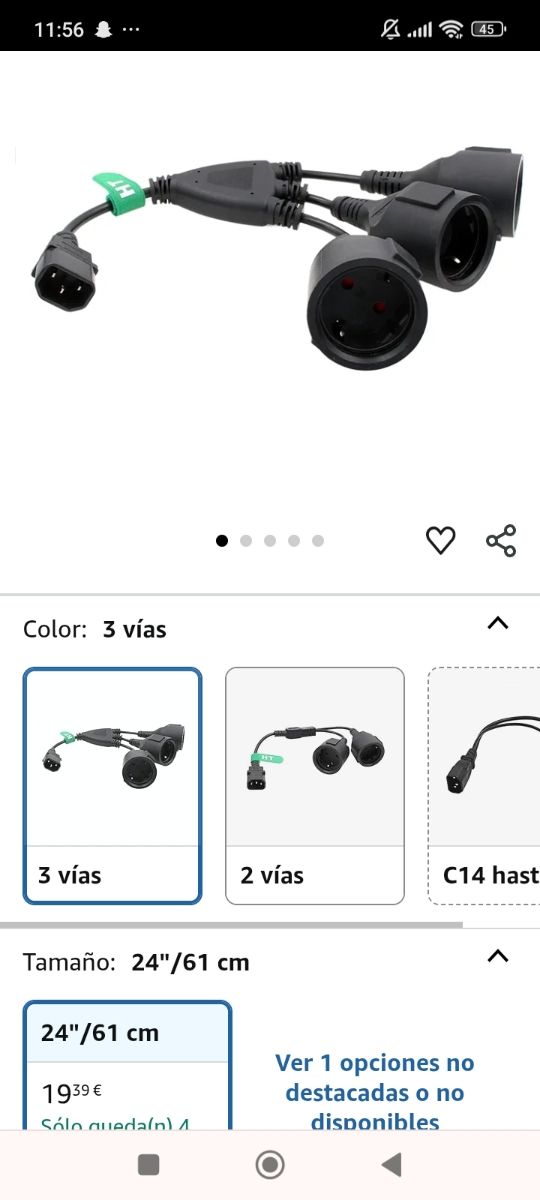 Estensore triplo 24'/61 cm