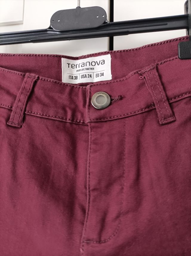 Pantaloni vita alta donna