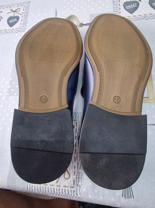 Zapatos Baerchi Piel Azul -42