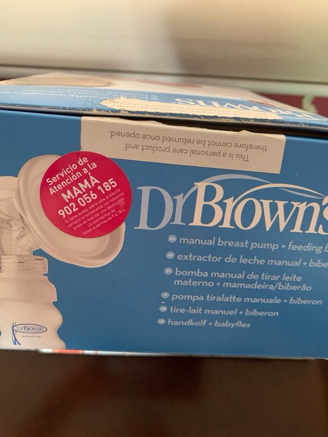 Sacaleches Dr. Brown's Manual, nuevo!!, sin uso!!!