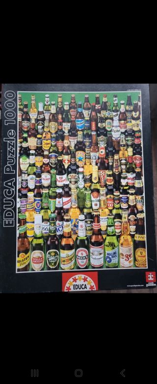 Puzzle 1000 piezas - Botellas Cerveza