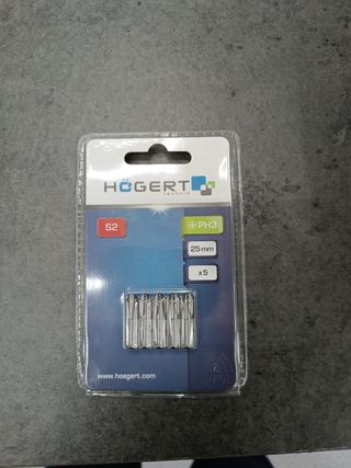 5 Puntas Destornillador PZ1 & PH3 25mm