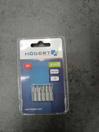 5 Puntas Destornillador PZ1 & PH3 25mm