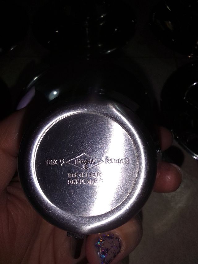 12 Tazzine caffè acciaio inox