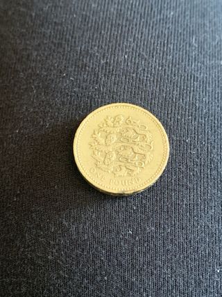 Moneda 1 Libra Reino Unido 2002