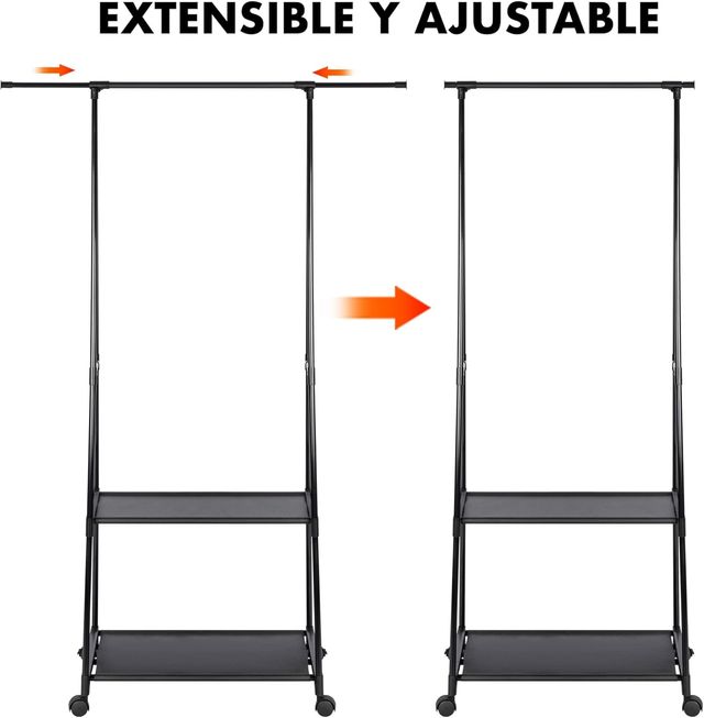 Burro extensible + Estantería + Zapatero
