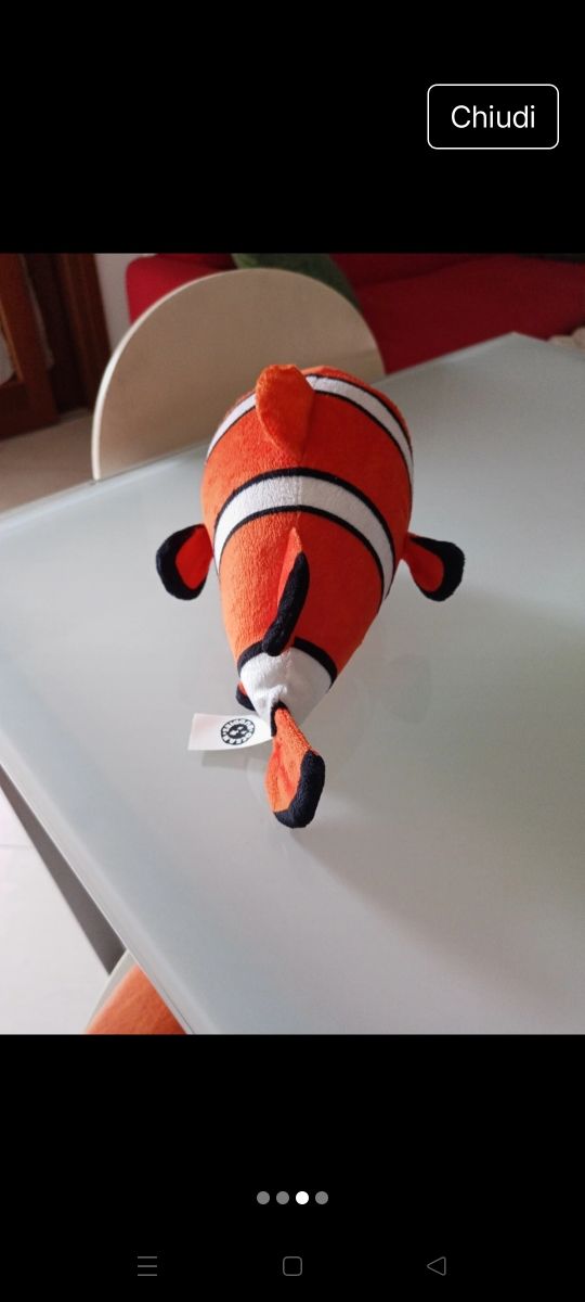 Peluche Nemo - Pesce pagliaccio