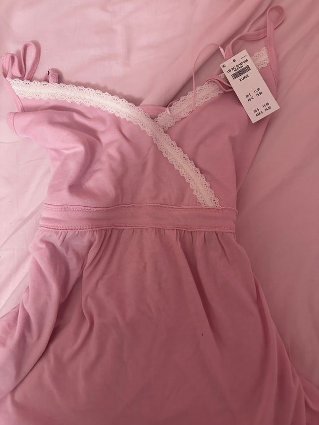 Top Hollister rosa talla XL