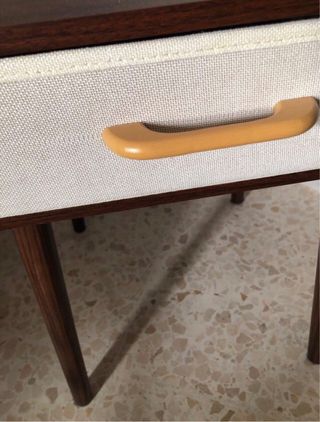 Mesita noche madera - beige