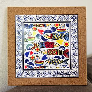 Azulejo Cerâmica de Cortiça Portugal - Sardinha