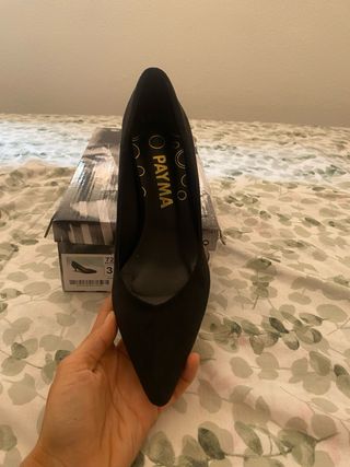 Tacones negros mujer talla 39