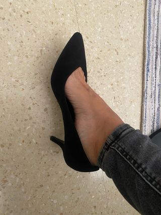 Tacones negros mujer talla 39
