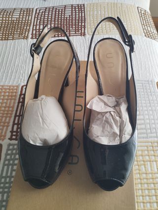 Zapatos Unisa negros -talla 37