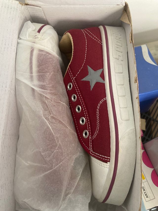 Bambas rojas niño/niña talla 35