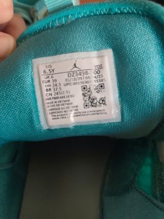 Zapatillas Jordan - Azul Turquesa