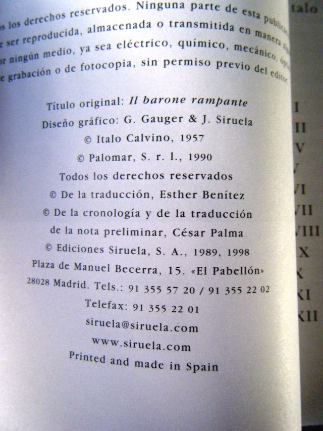 El barón rampante (Biblioteca Calvino / Calvino...