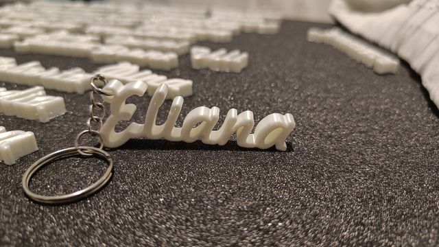 Portachiavi nome Eleana - Matrimonio