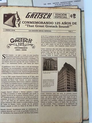 Catálogo Gretsch 125 Aniversario