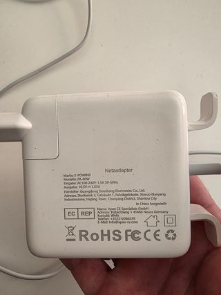 Cargador Macbook EPOWIND 16.5V