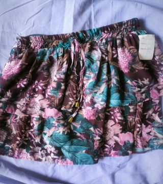 Falda floral niña-mujer