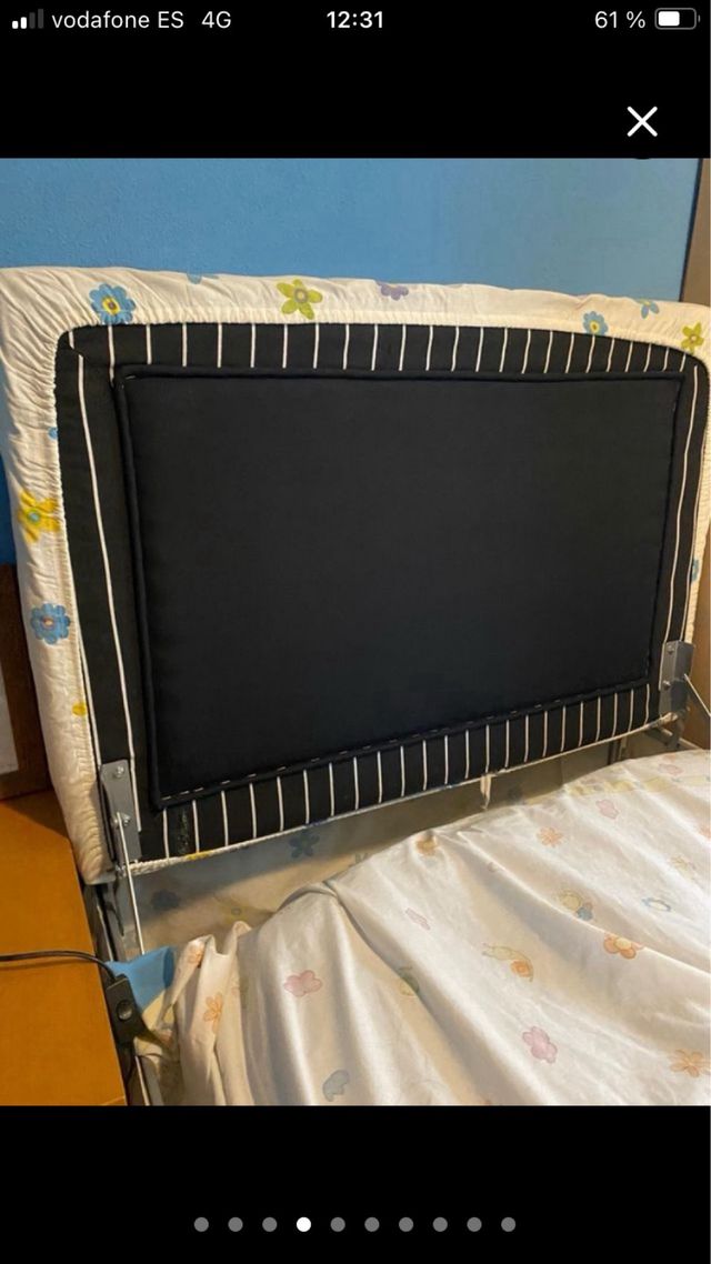 Puf cama plegable 80x190 cm