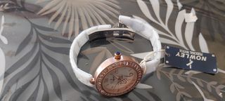 Reloj NOWLEY mujer blanco-oro