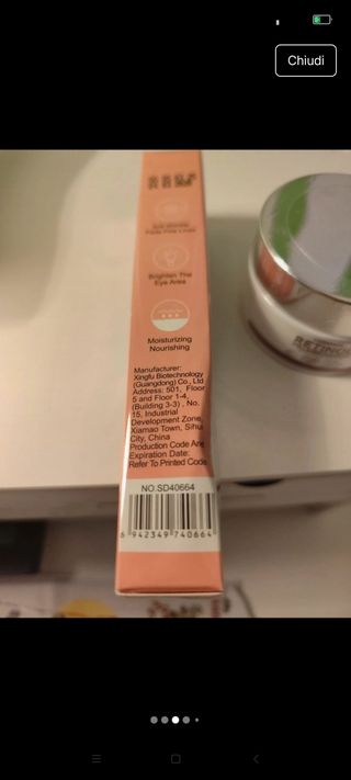 Crema contorno occhi SADOER 4 in 1