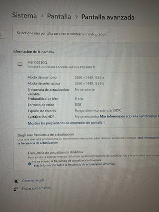 MSI G273CQ - Monitor Curvo Gaming de 27" #901856